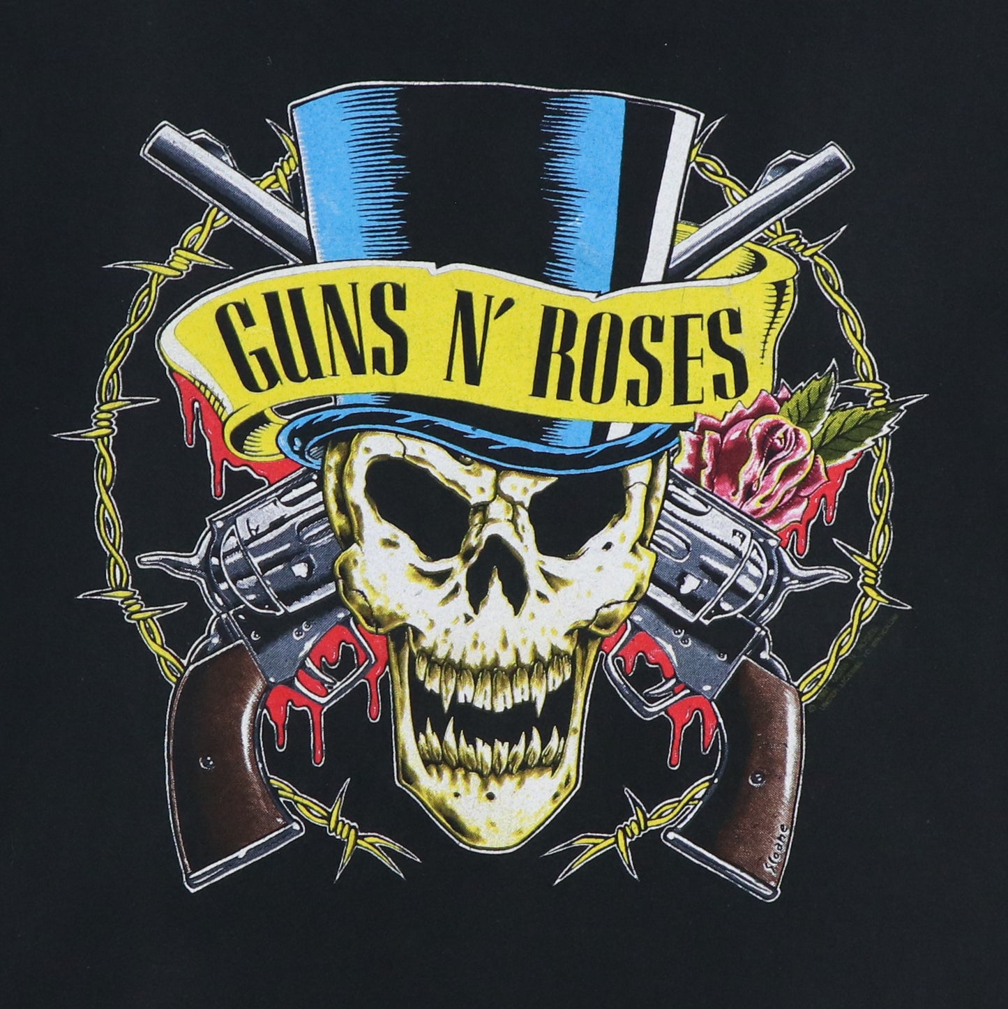 1991 Guns N Roses Get In The Ring Tour Shirt