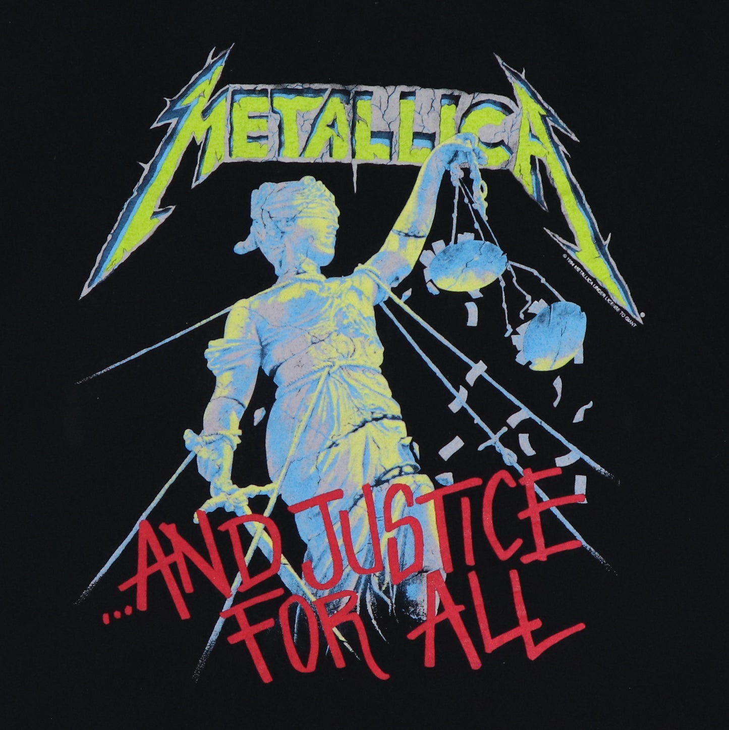 1990s Metallica And Justice For All Shirt