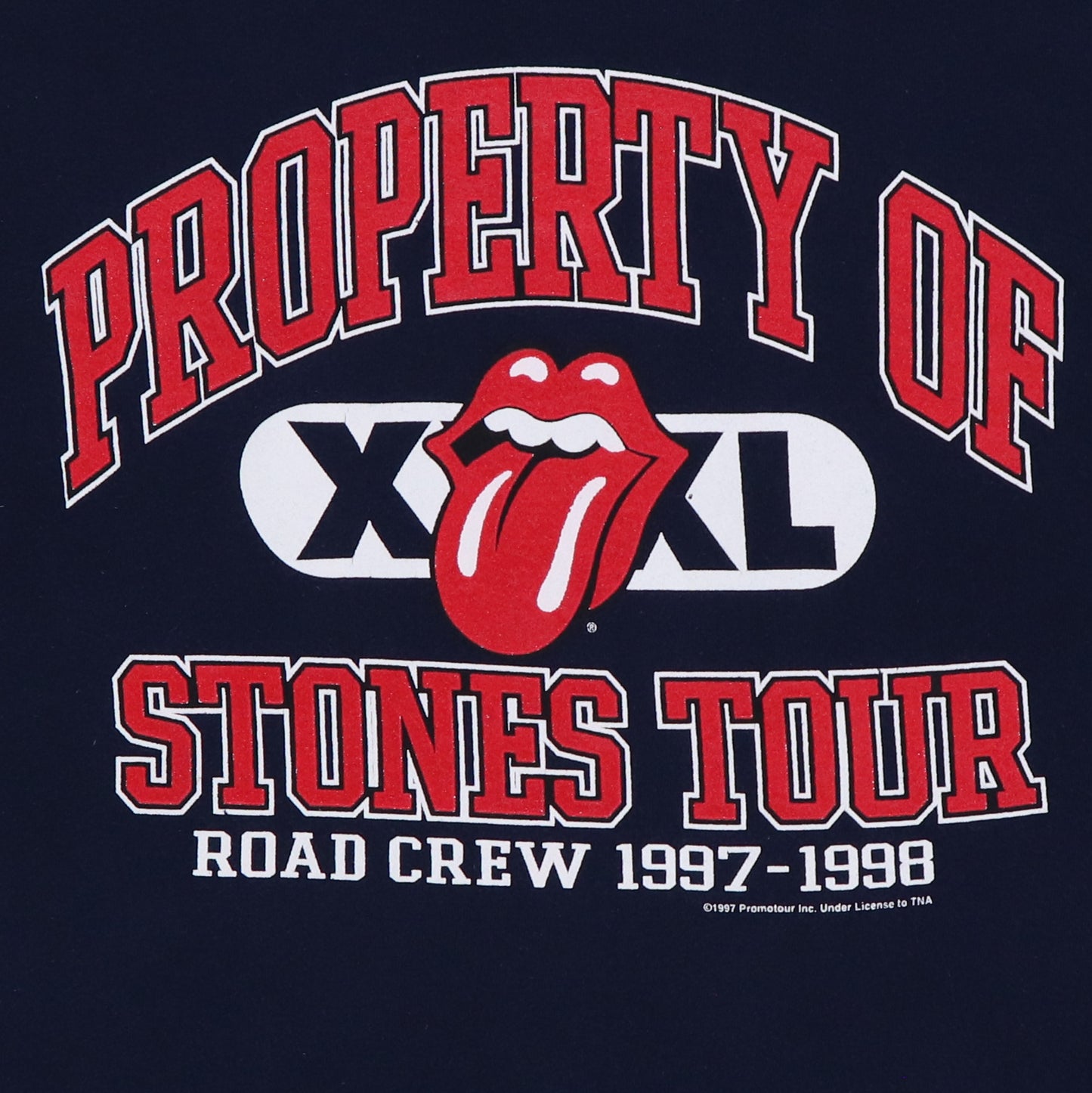 1997 Rolling Stones Road Crew Tour Hoodie Sweatshirt