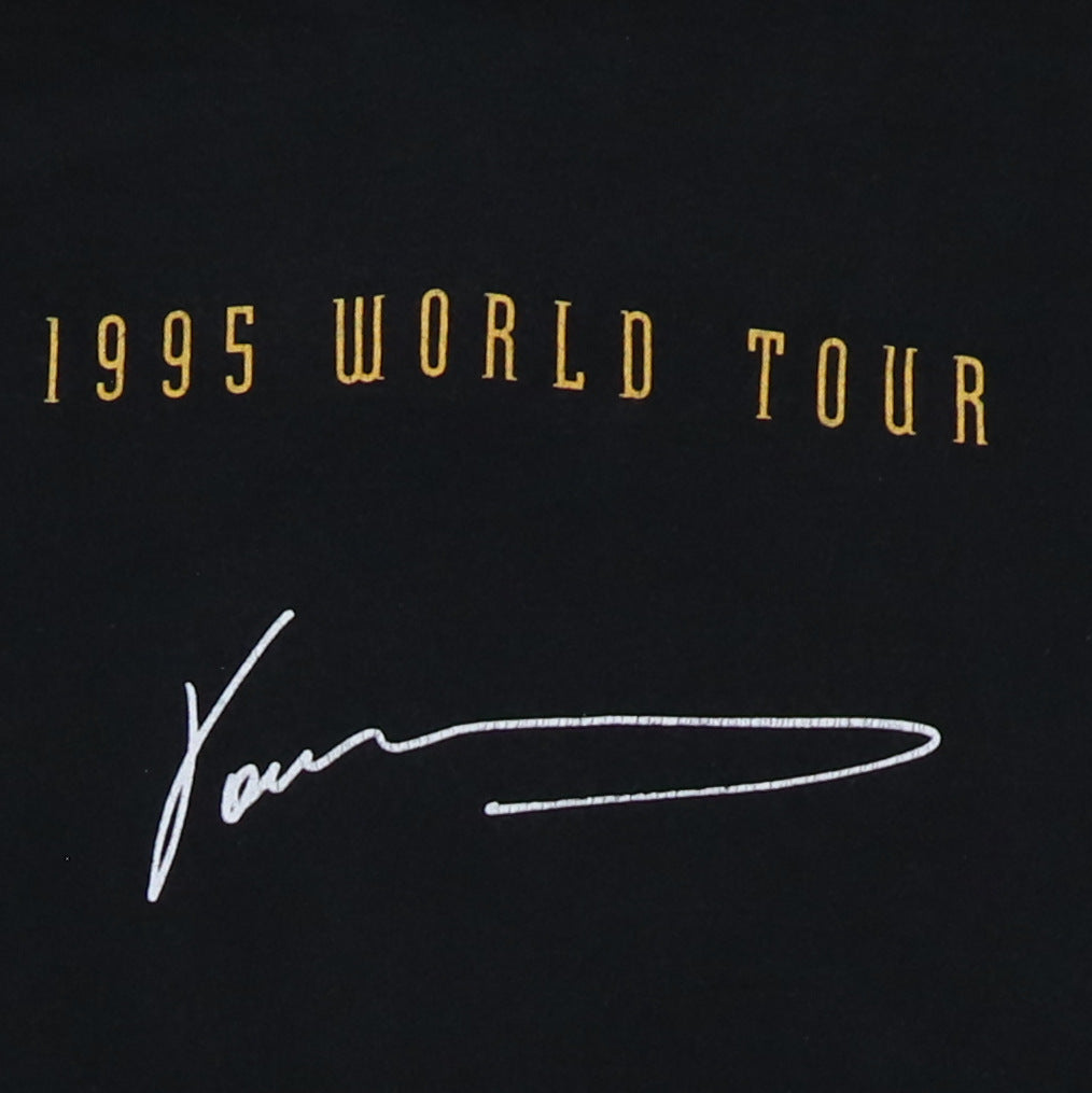 1995 Yanni Live At The Acropolis Tour Shirt