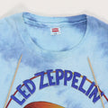 1975 Led Zeppelin Tour Tie Dye Shirt