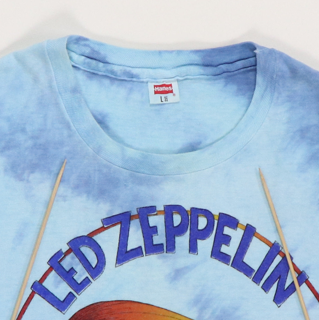 1975 Led Zeppelin Tour Tie Dye Shirt