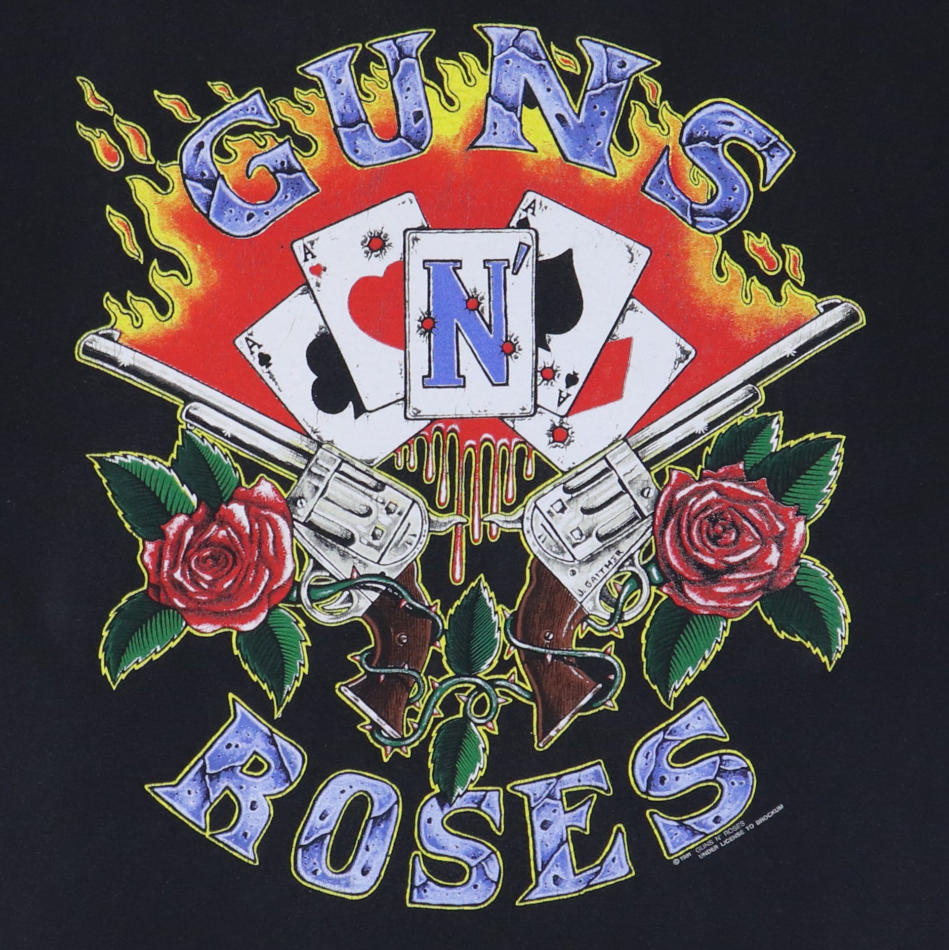 1991 Guns N Roses Tour Shirt