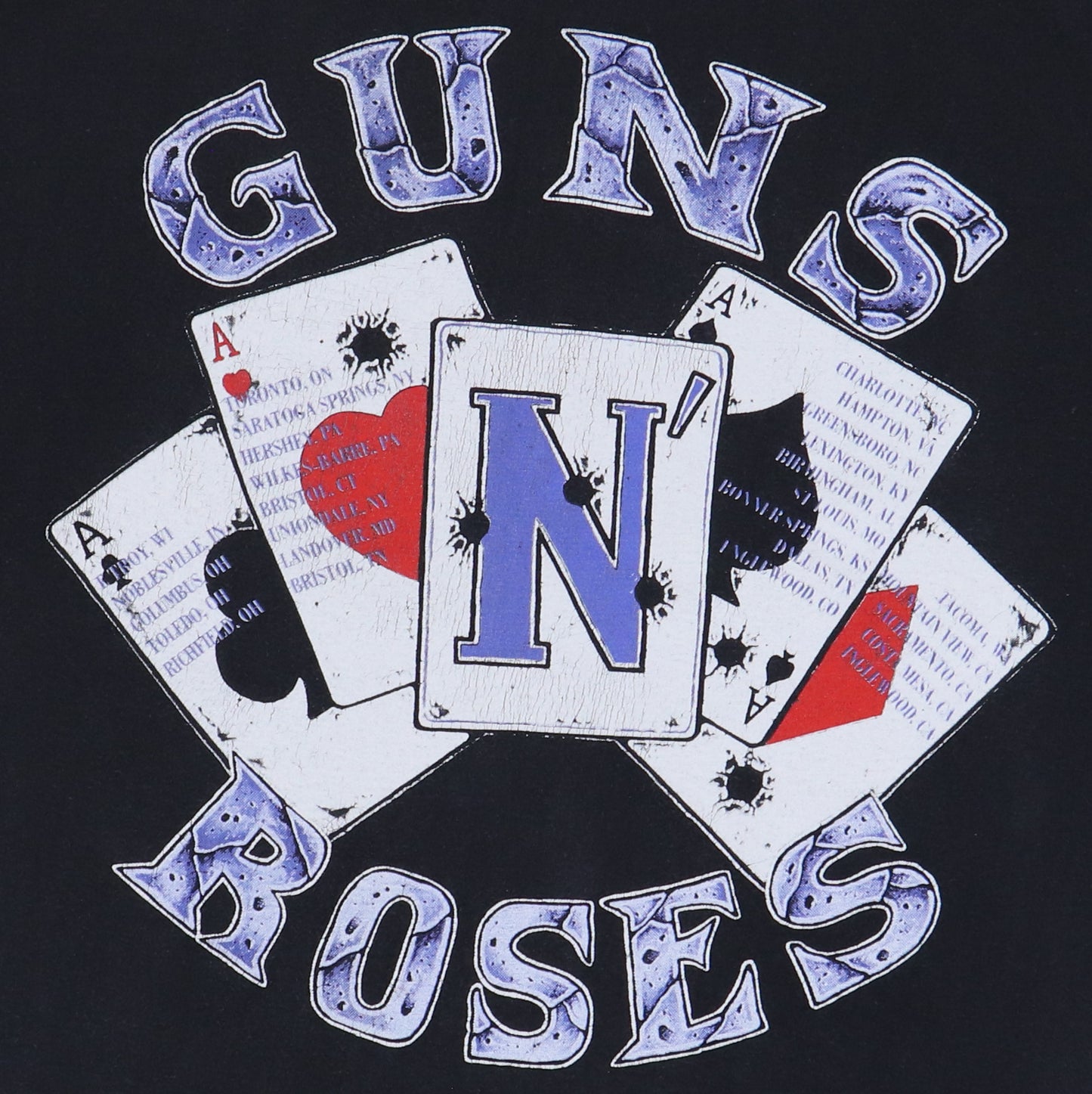 1991 Guns N Roses Tour Shirt