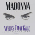 1987 Madonna Who's That Girl Tour Shirt