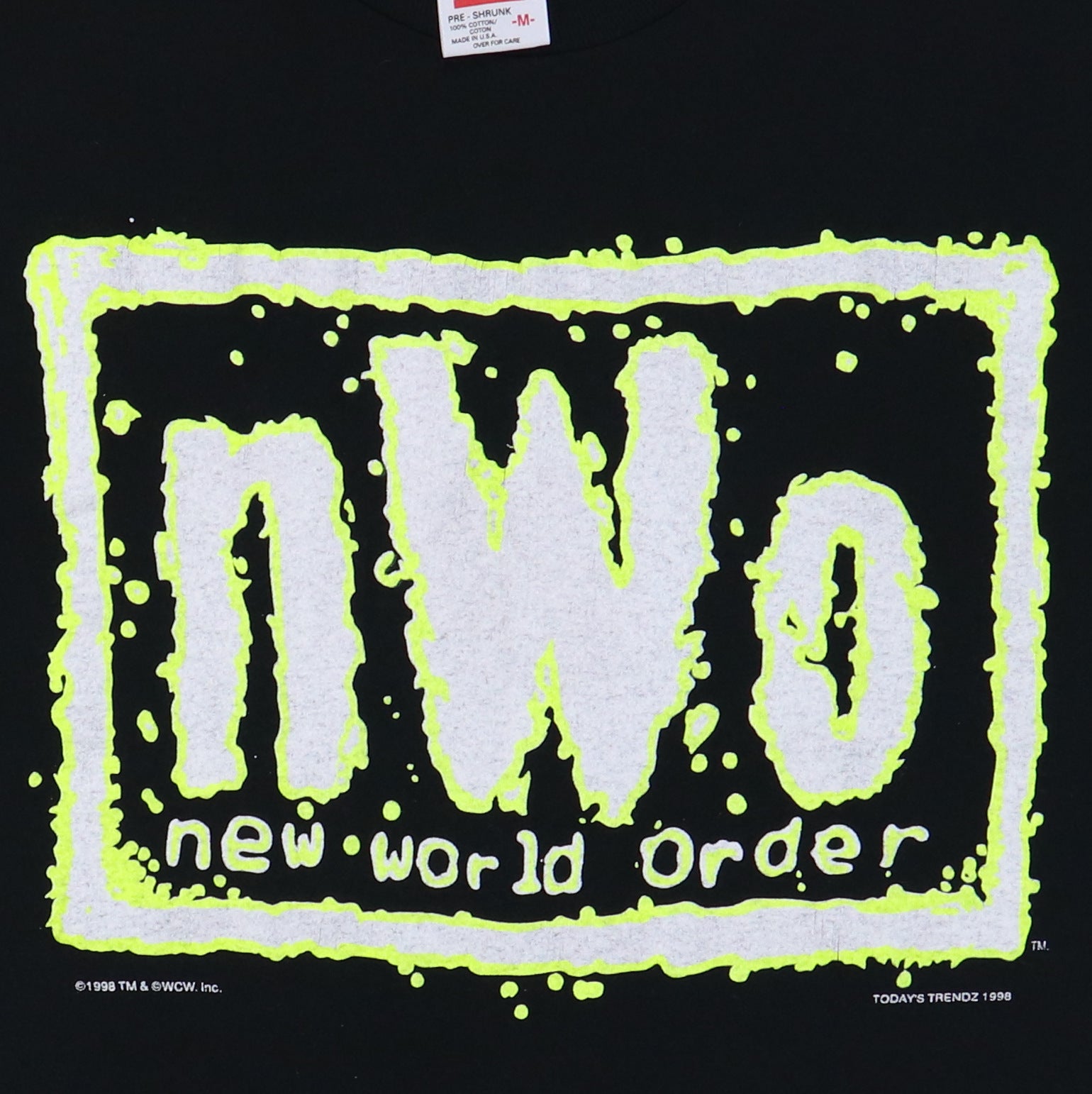 1998 NWO New World Order Wrestling Shirt – WyCo Vintage