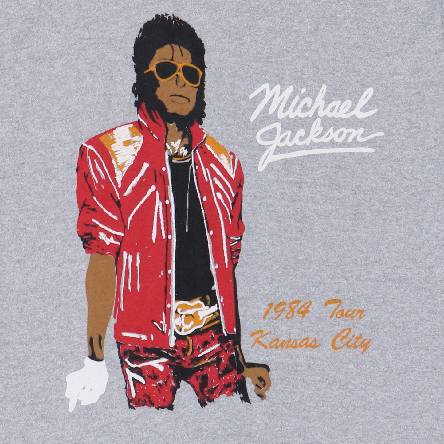 1984 Michael Jackson Kansas City Tour Shirt