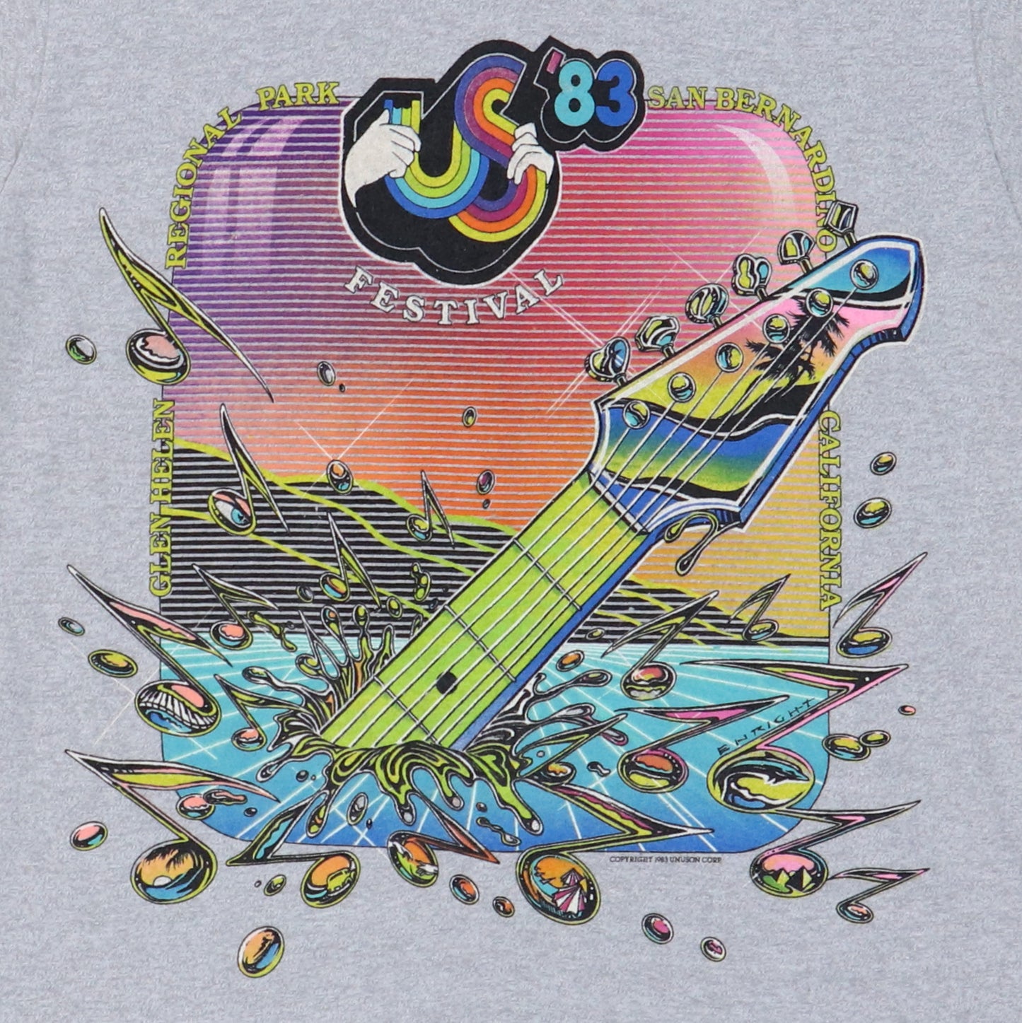 1983 Us Festival Concert Shirt