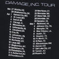 1986 Metallica Damage Inc Tour Shirt