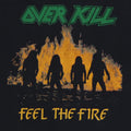 1986 Overkill Feel The Fire Tour Shirt