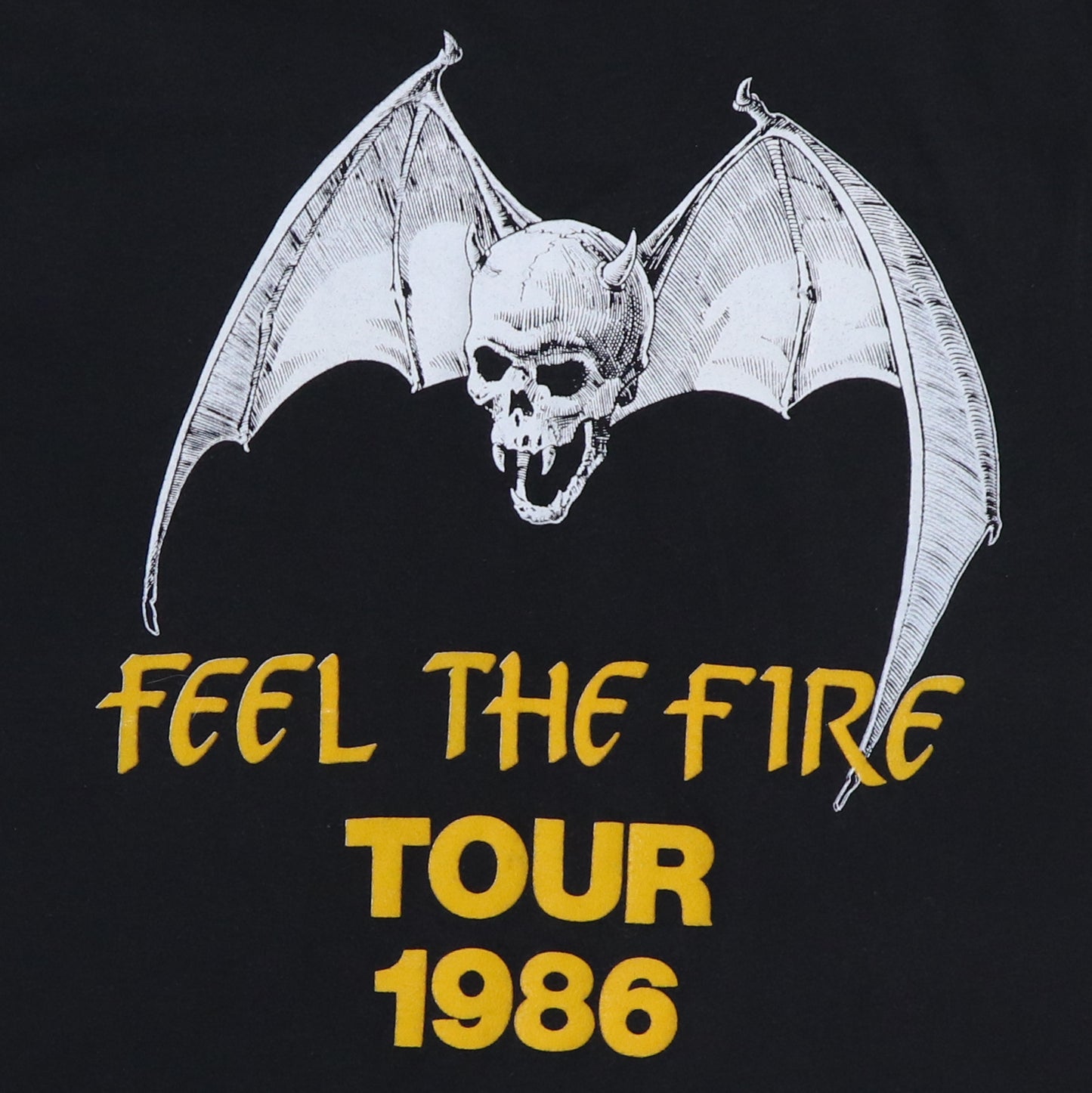 1986 Overkill Feel The Fire Tour Shirt