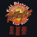 2001 Ted Nugent Full Bluntal Nugity Tour Shirt