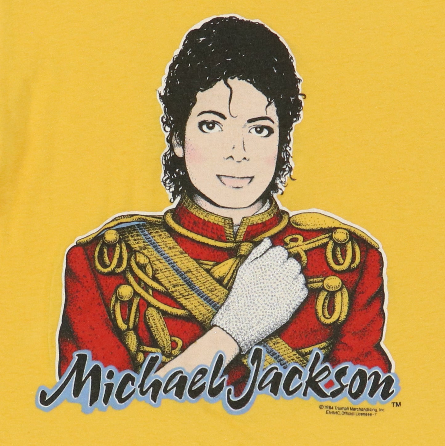 1984 Michael Jackson Glitter Glove Shirt