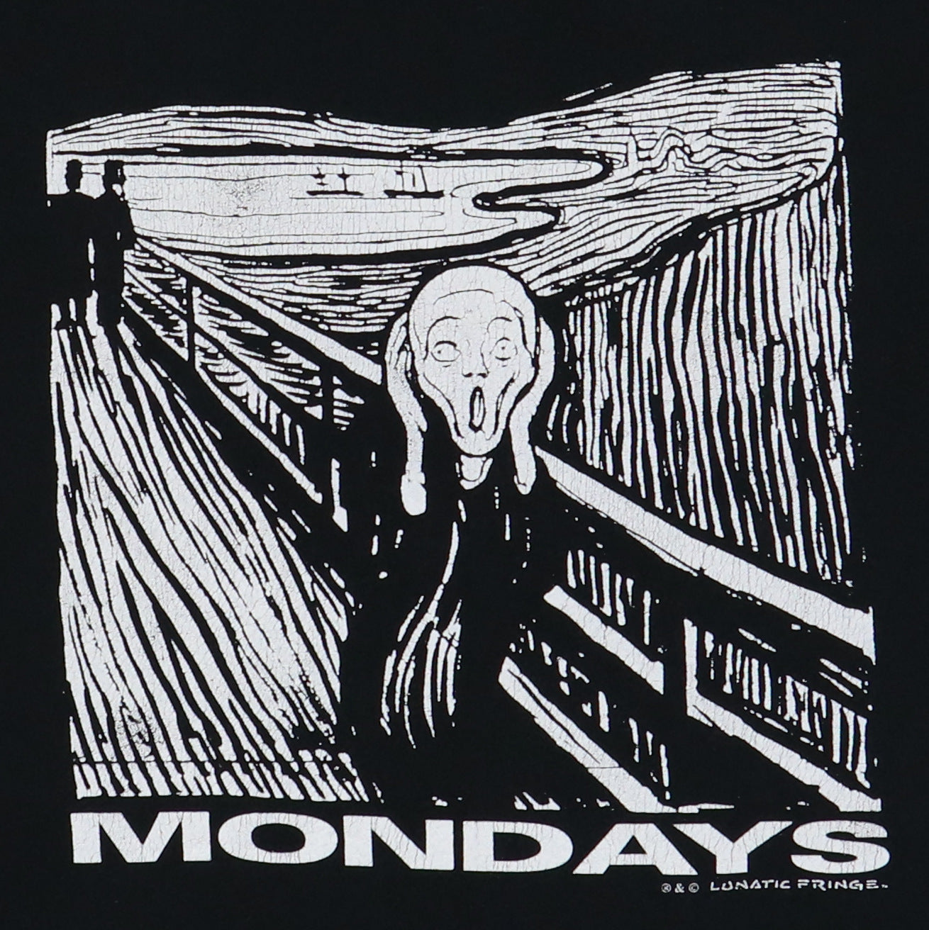 1990s The Scream Edvard Munch Mondays Shirt