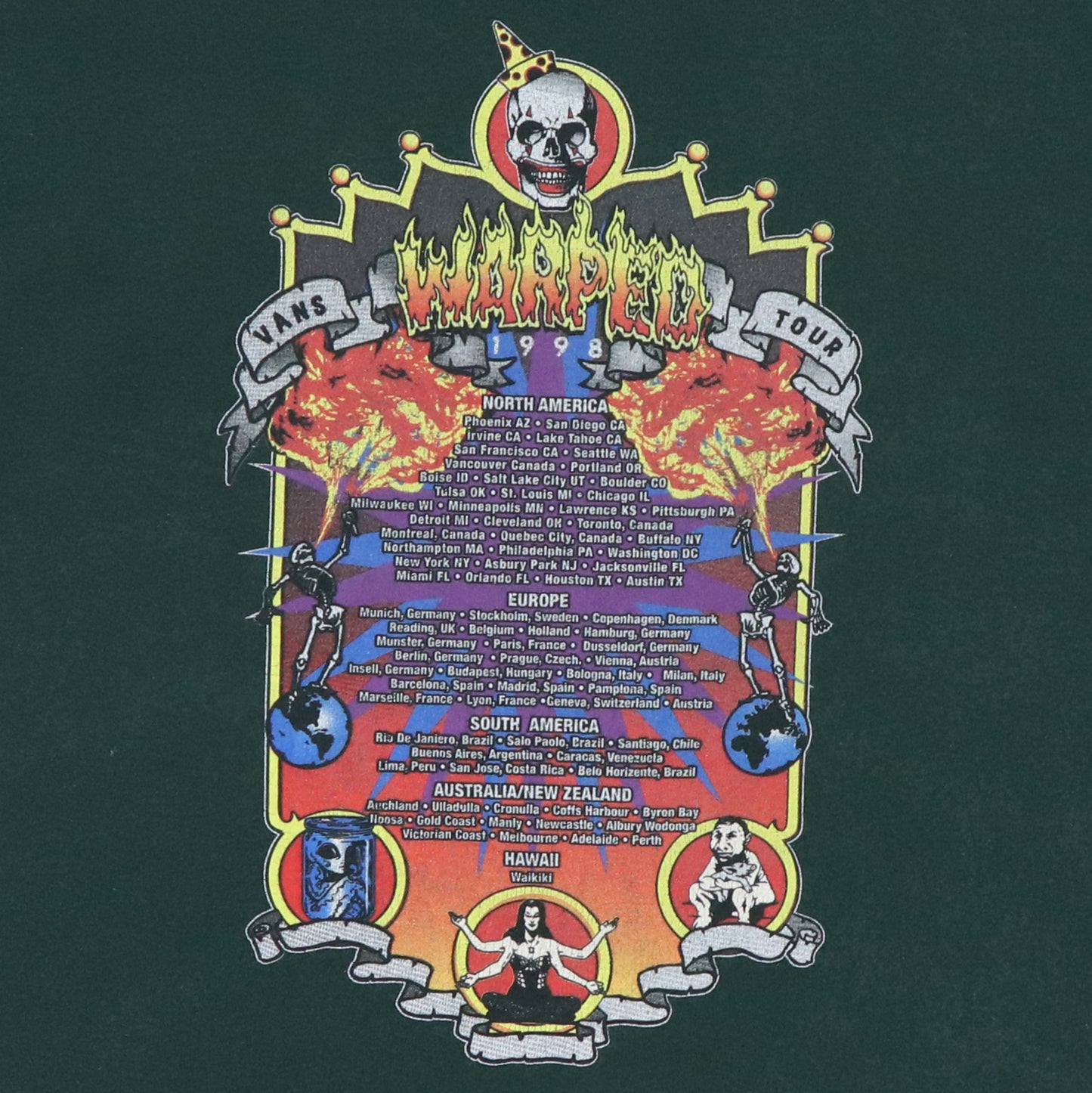 1998 Van's Warped Tour Shirt