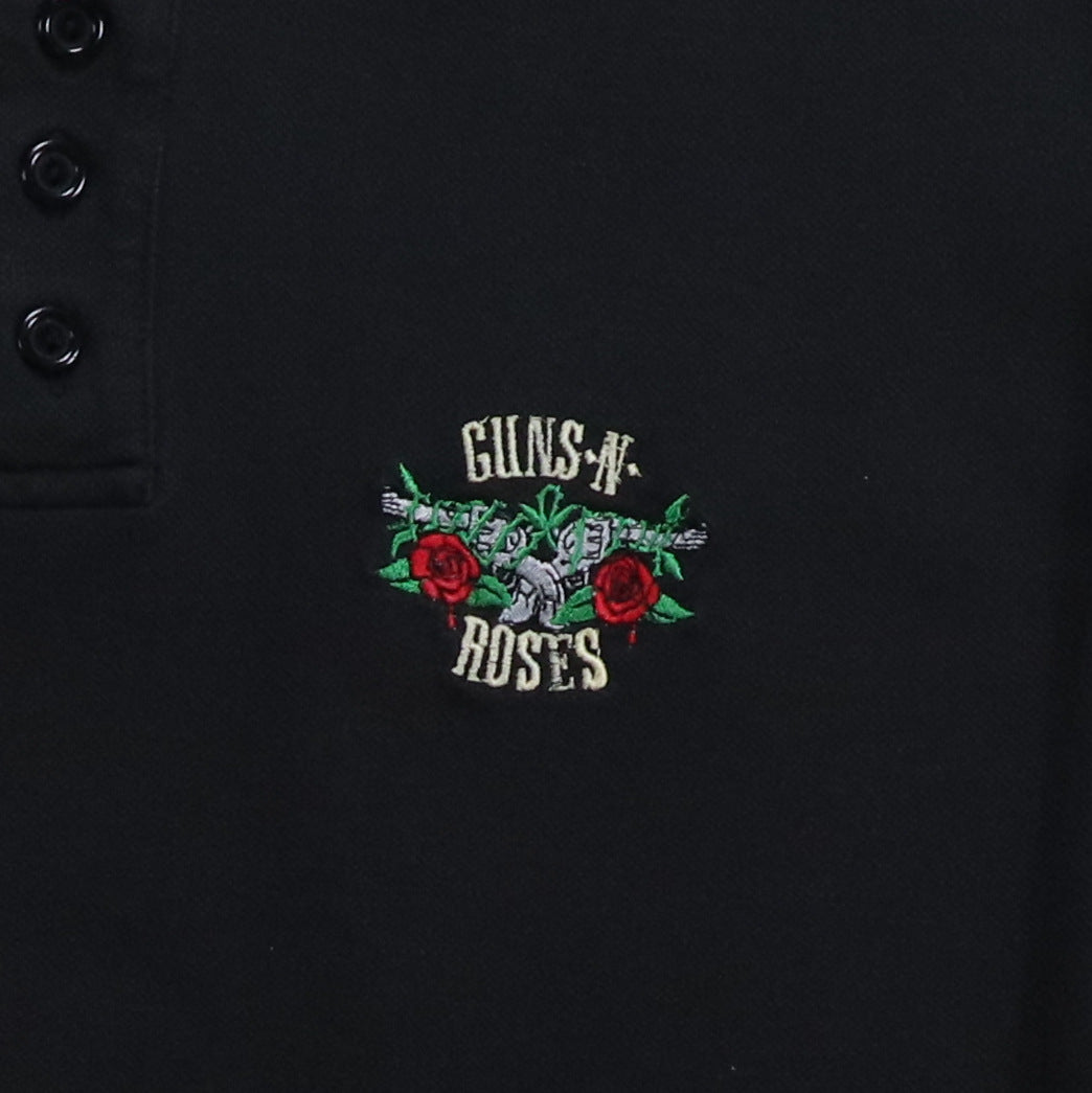 1990s Guns N Roses Long Sleeve Collard Shirt