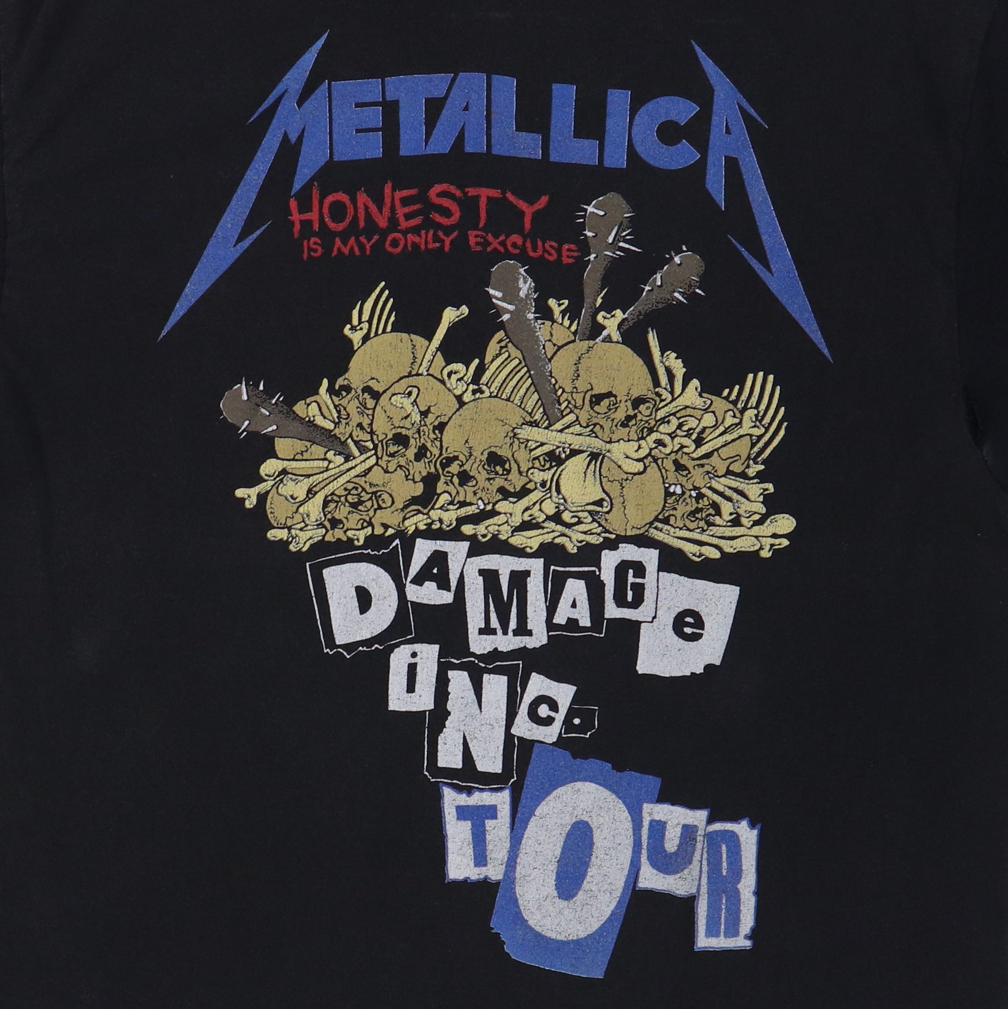 1980s Metallica Damage Inc Tour Shirt – WyCo Vintage