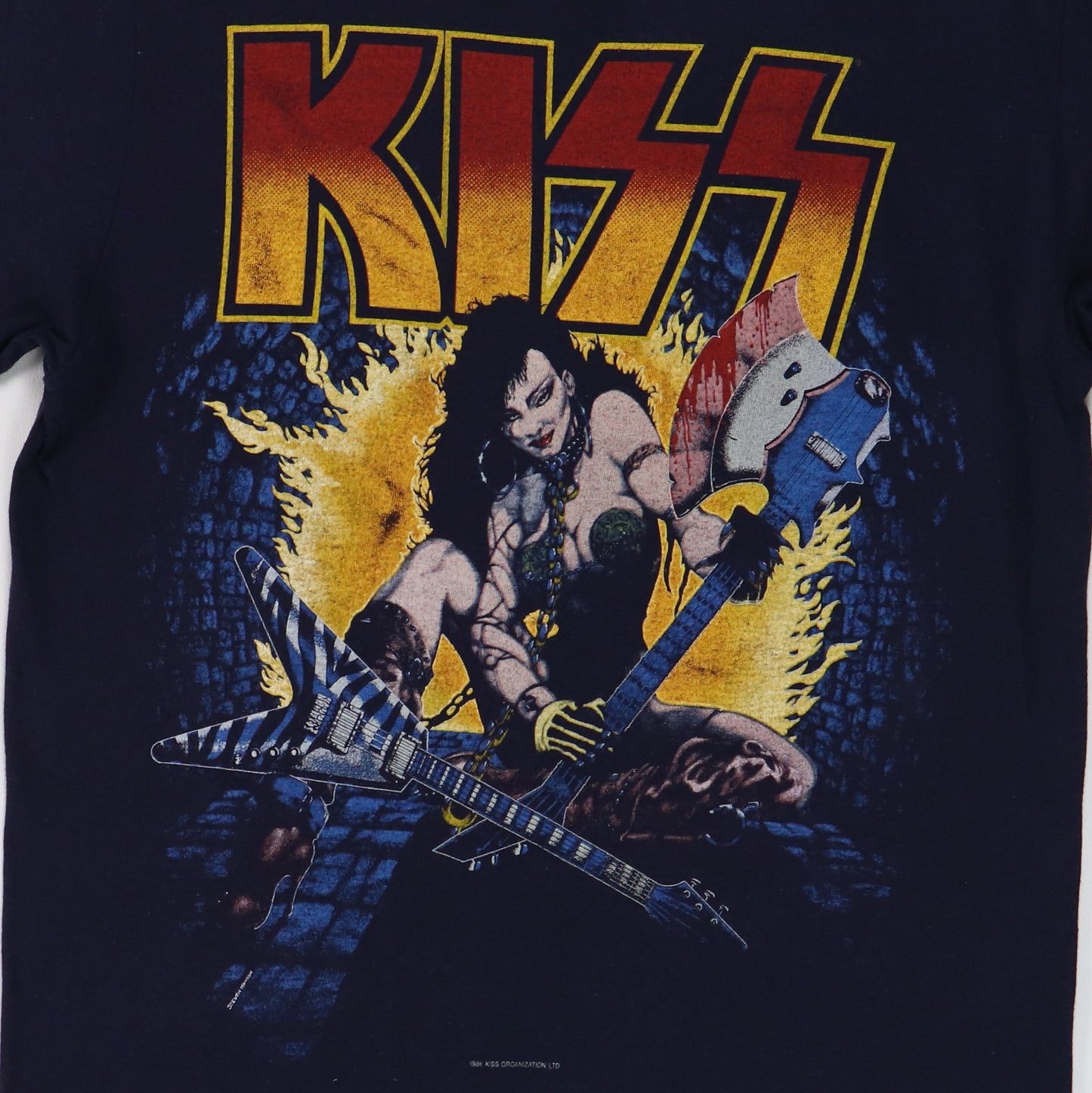 1984 Kiss Rocks Texas Concert Shirt