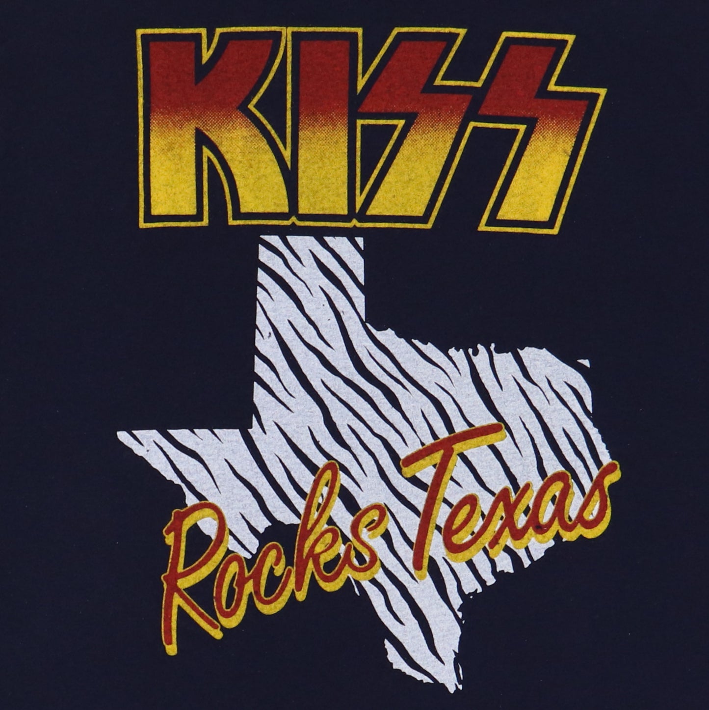 1984 Kiss Rocks Texas Concert Shirt