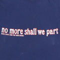 2001 Nick Cave Bad Seeds No More Shall We Part Tour Shirt