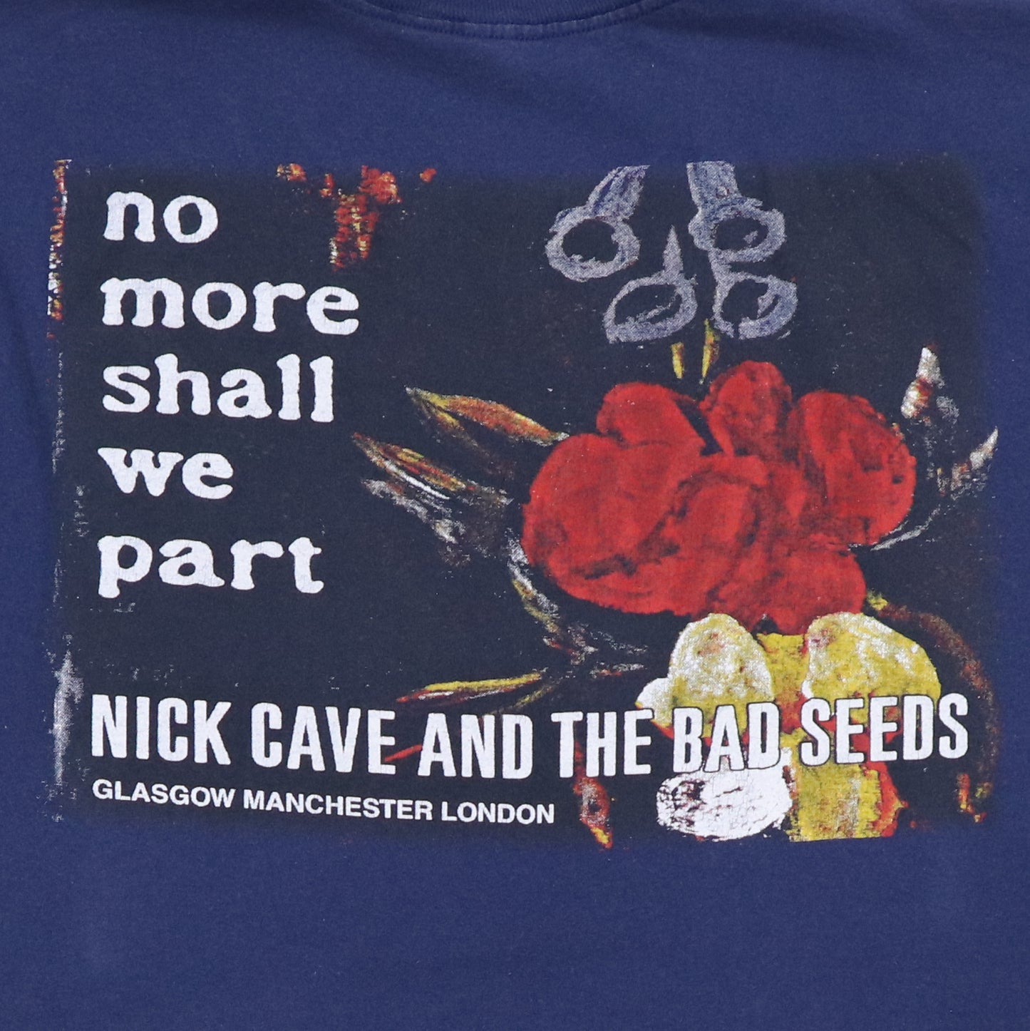 2001 Nick Cave Bad Seeds No More Shall We Part Tour Shirt