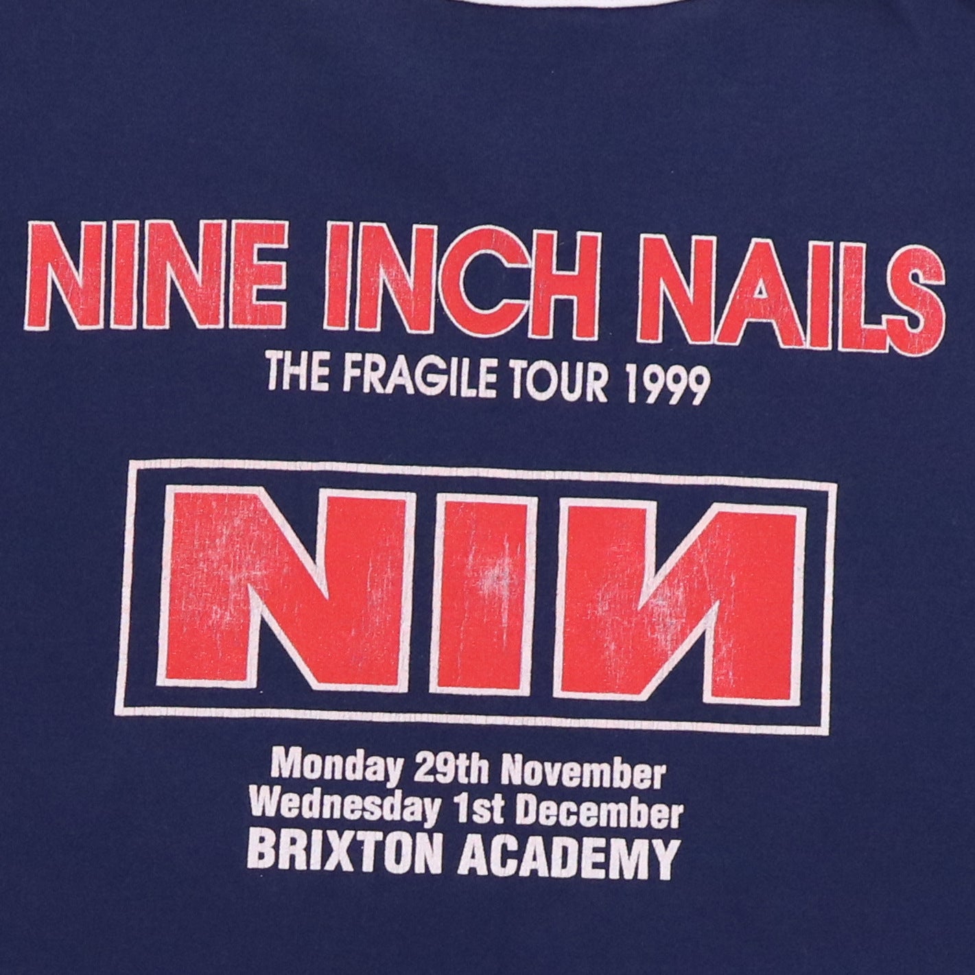 1999 Nine Inch Nails Fragile Tour shirt