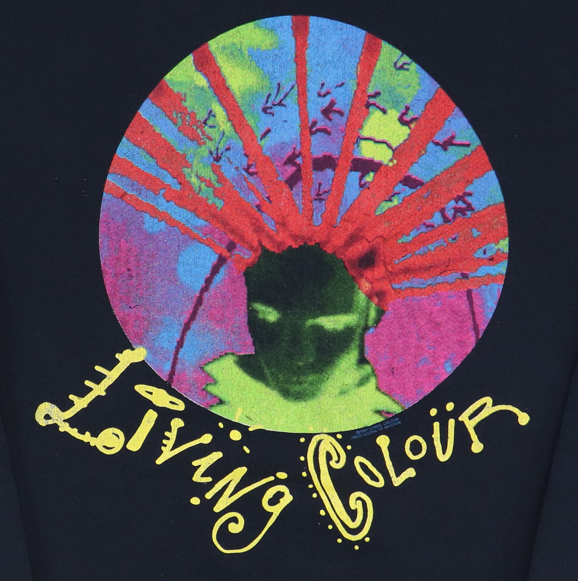 1988 Living Colour Vivid Sweatshirt – WyCo Vintage