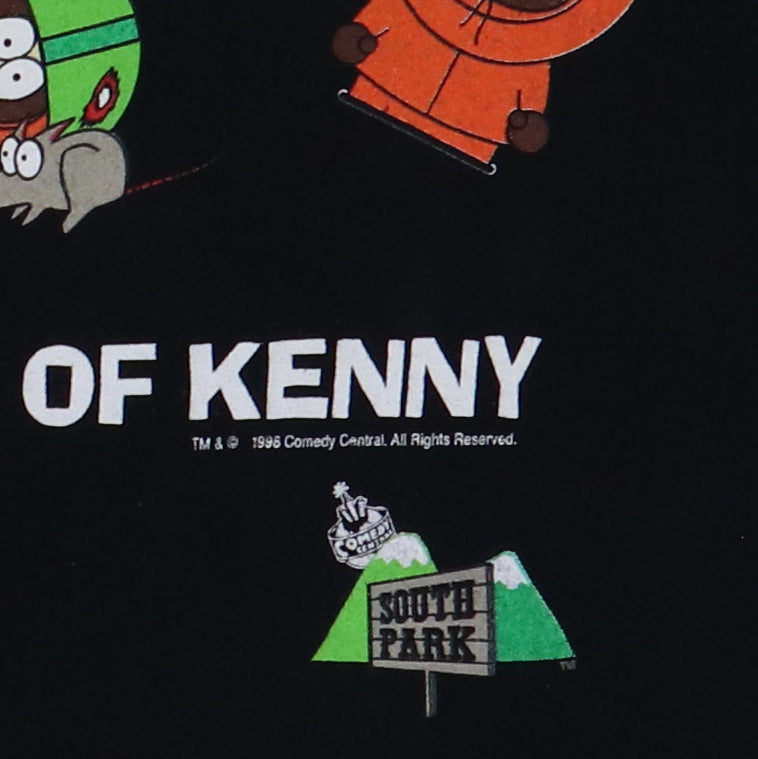 1998 South Park Many Deaths Of Kenny Shirt