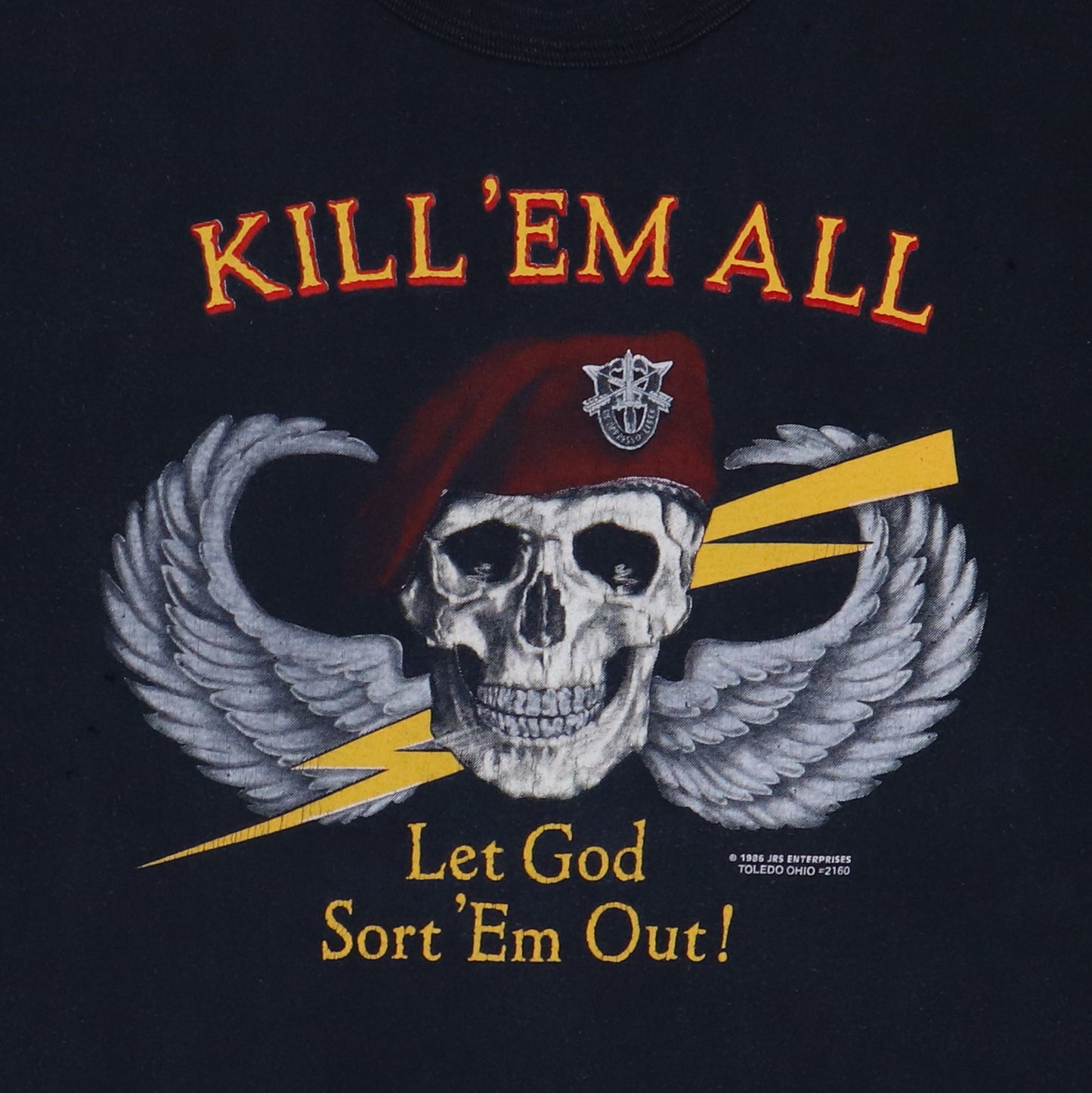 1986 Kill Em All Let God Sort Em Out Louis Vuitton Monogram Hoodie