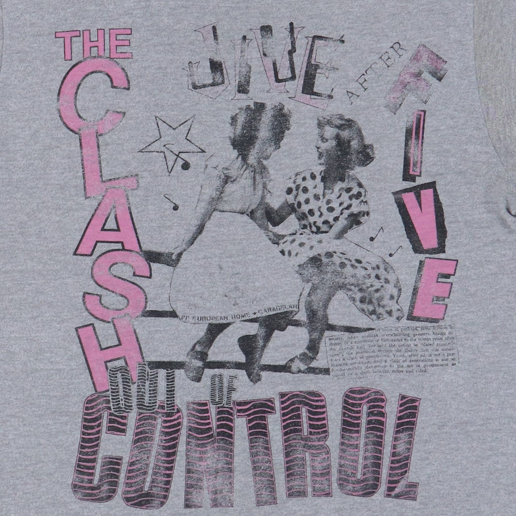 1984 The Clash Out Of Control Shirt