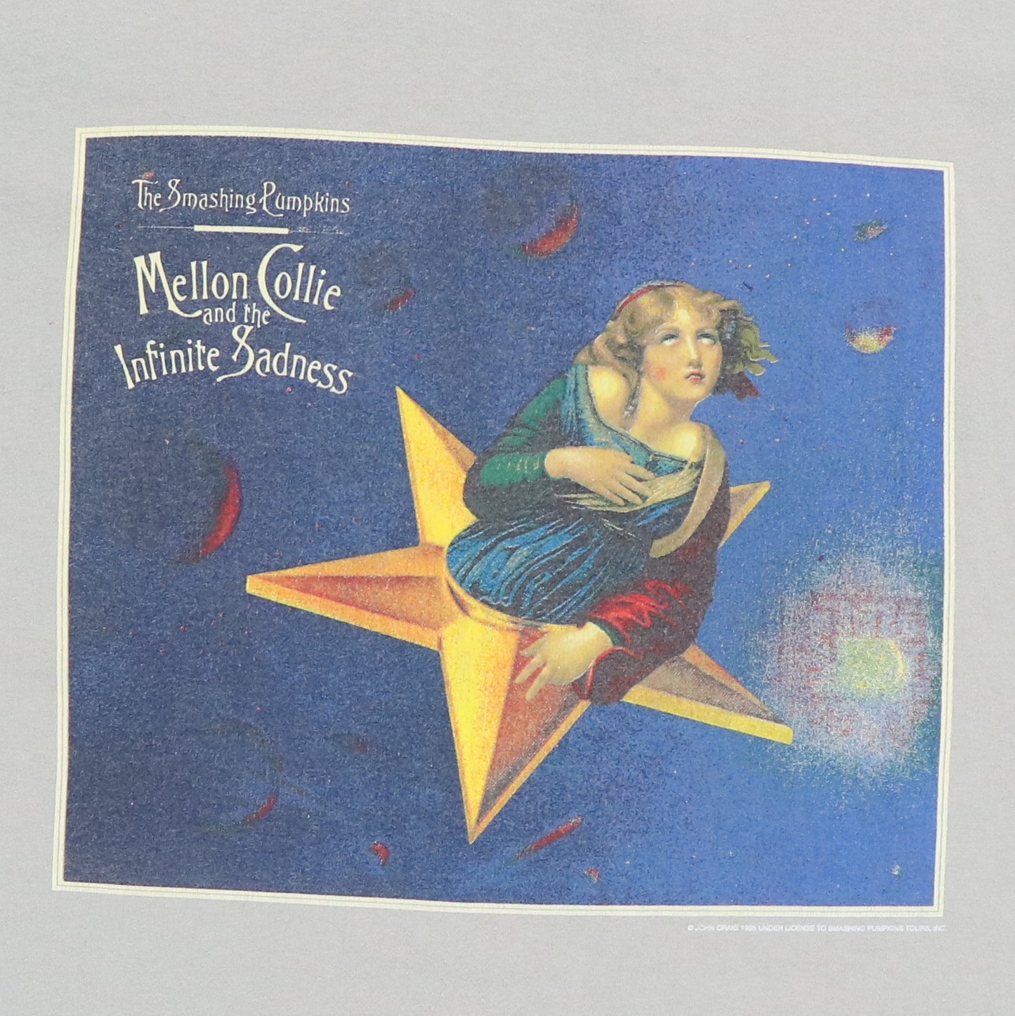 1995 Smashing Pumpkins Mellon Collie Color Change Shirt