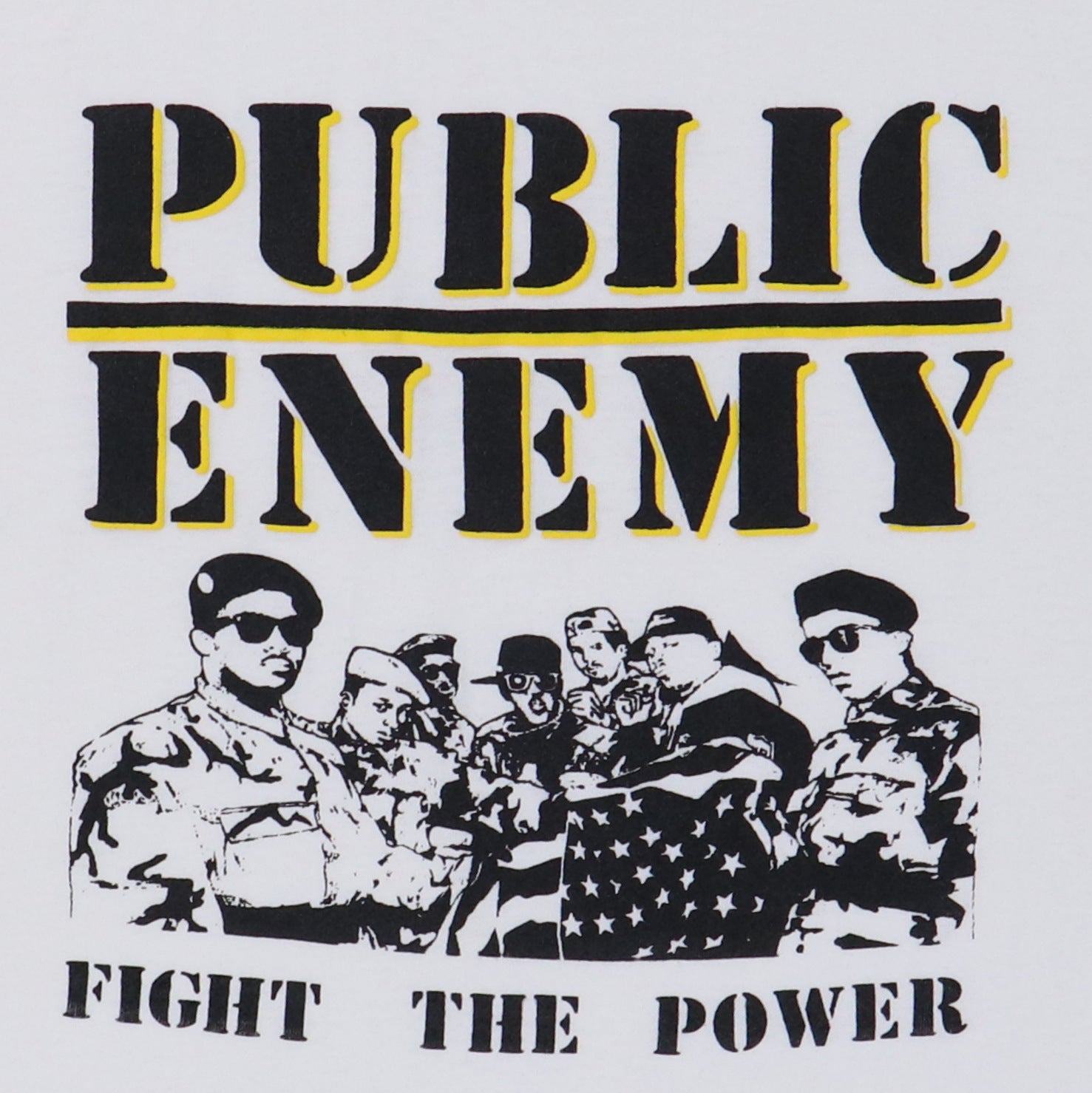 1990s Public Enemy Fight The Power Shirt – WyCo Vintage