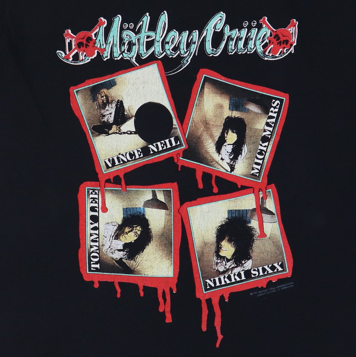 1989 Motley Crue Kick Start My Heart Shirt