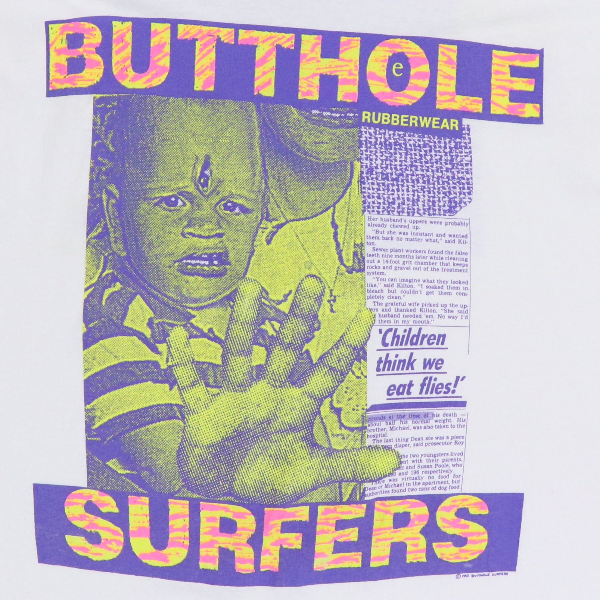 Original vintage 1993 Butthole Surfers Tour Shirt | WyCo Vintage