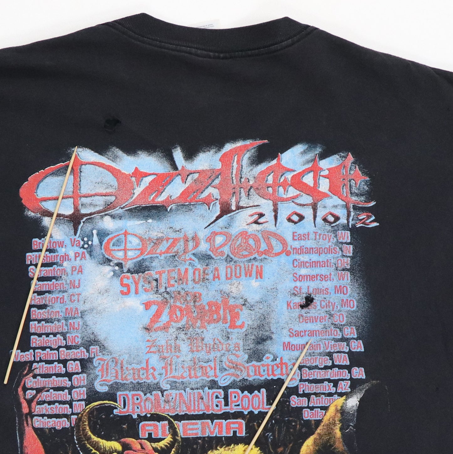 2002 Ozzy Osbourne Ozzfest Tour Shirt