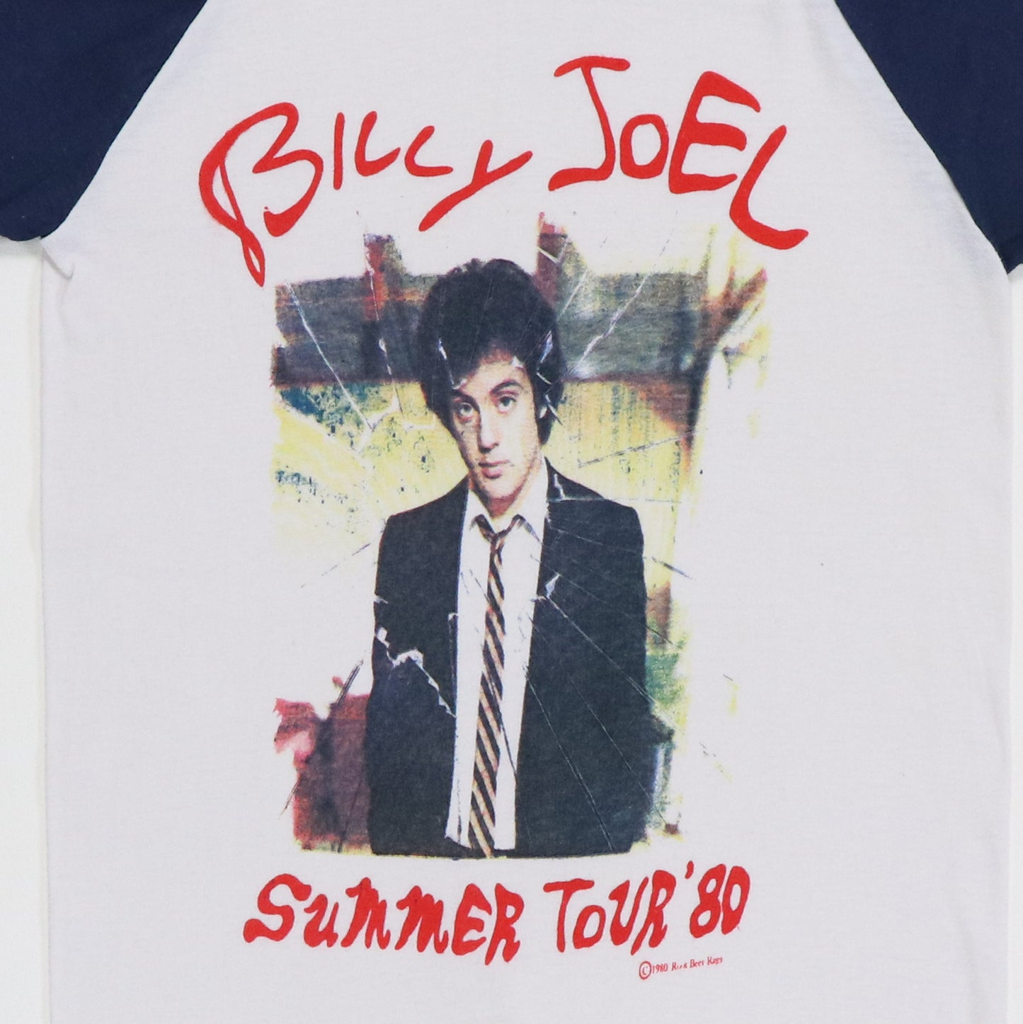 1980 Billy Joel Summer Tour Jersey Shirt