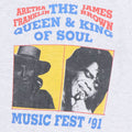 1991 James Brown Aretha Franklin Concert Shirt