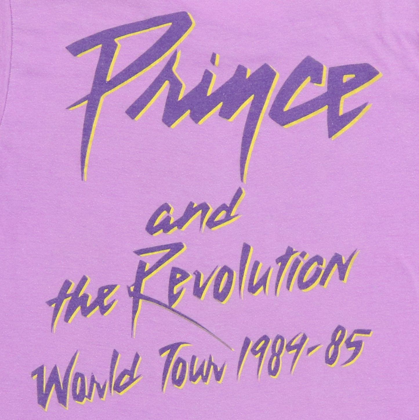 1984 Prince & The Revolution Purple Rain Tour Shirt