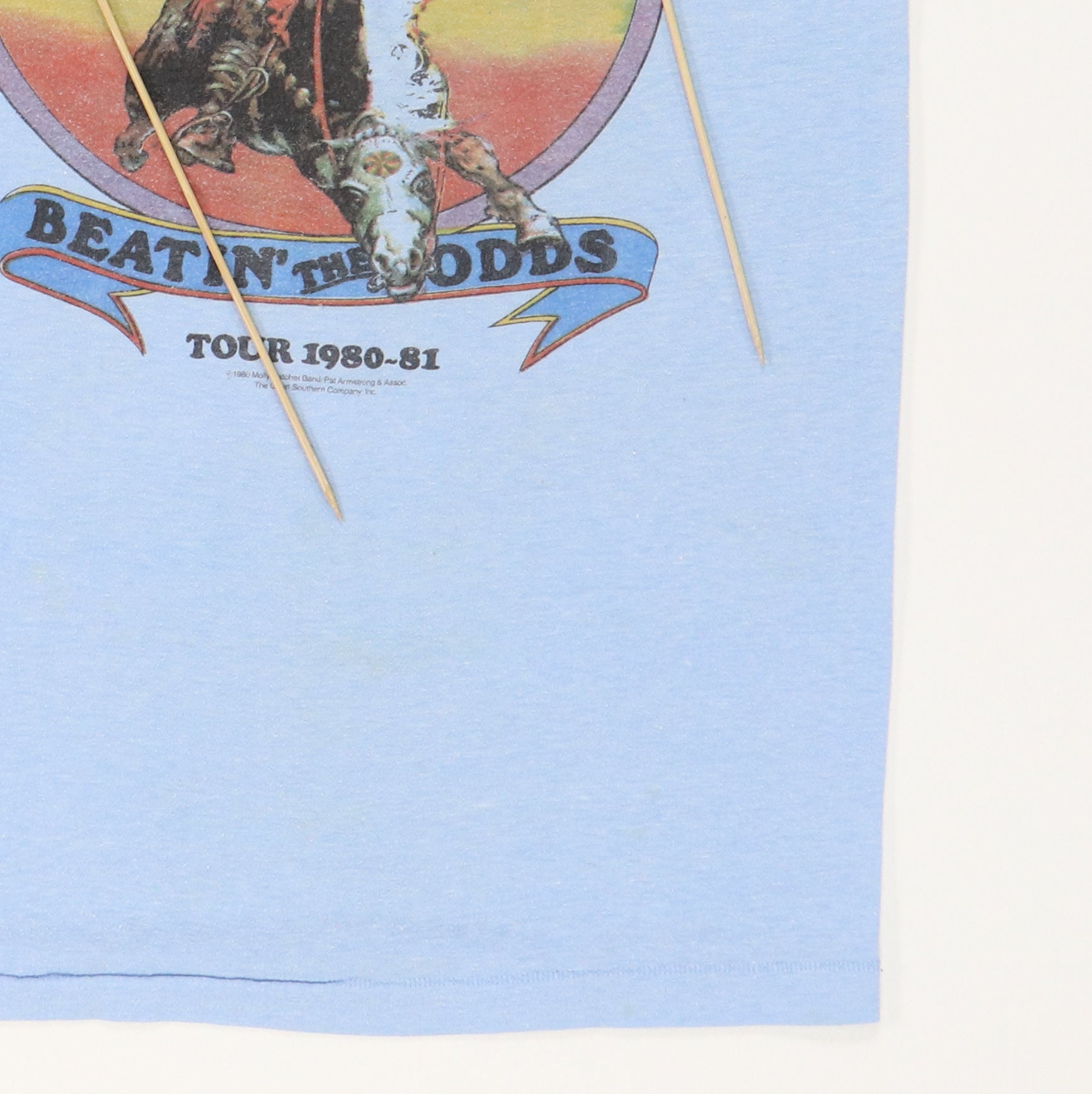 1980 Molly Hatchet Beatin The Odds Tour Shirt – WyCo Vintage