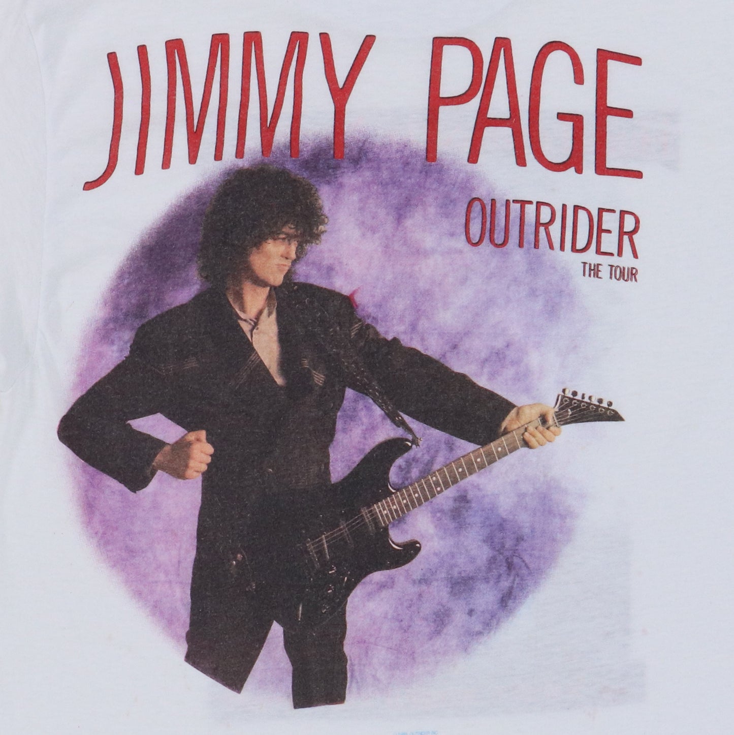 1988 Huey Lewis Jimmy Page Concert Shirt