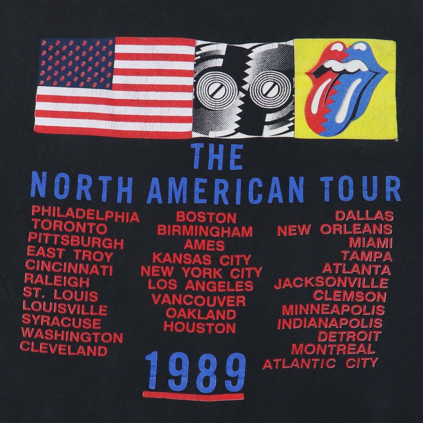 1989 Rolling Stones Steel Wheels Tour Shirt