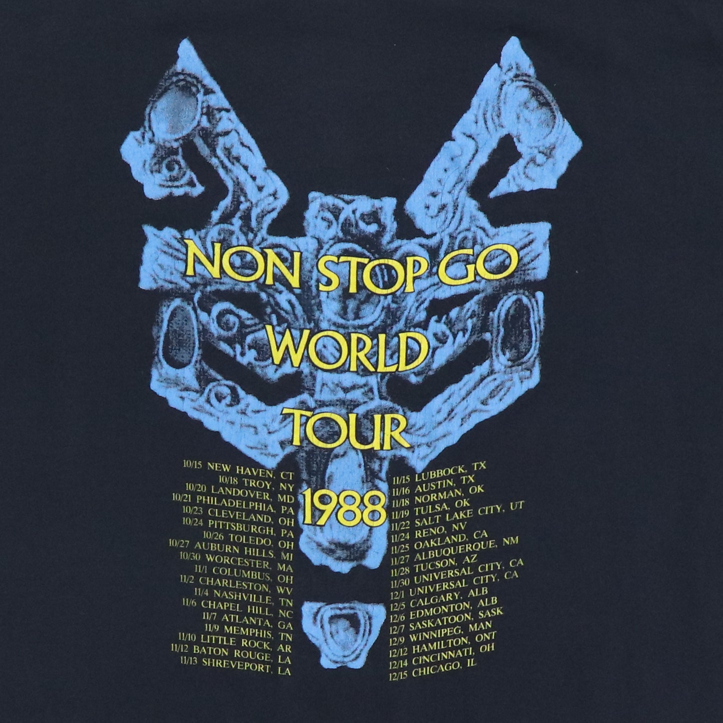 1988 Robert Plant Non Stop Go World Tour Shirt