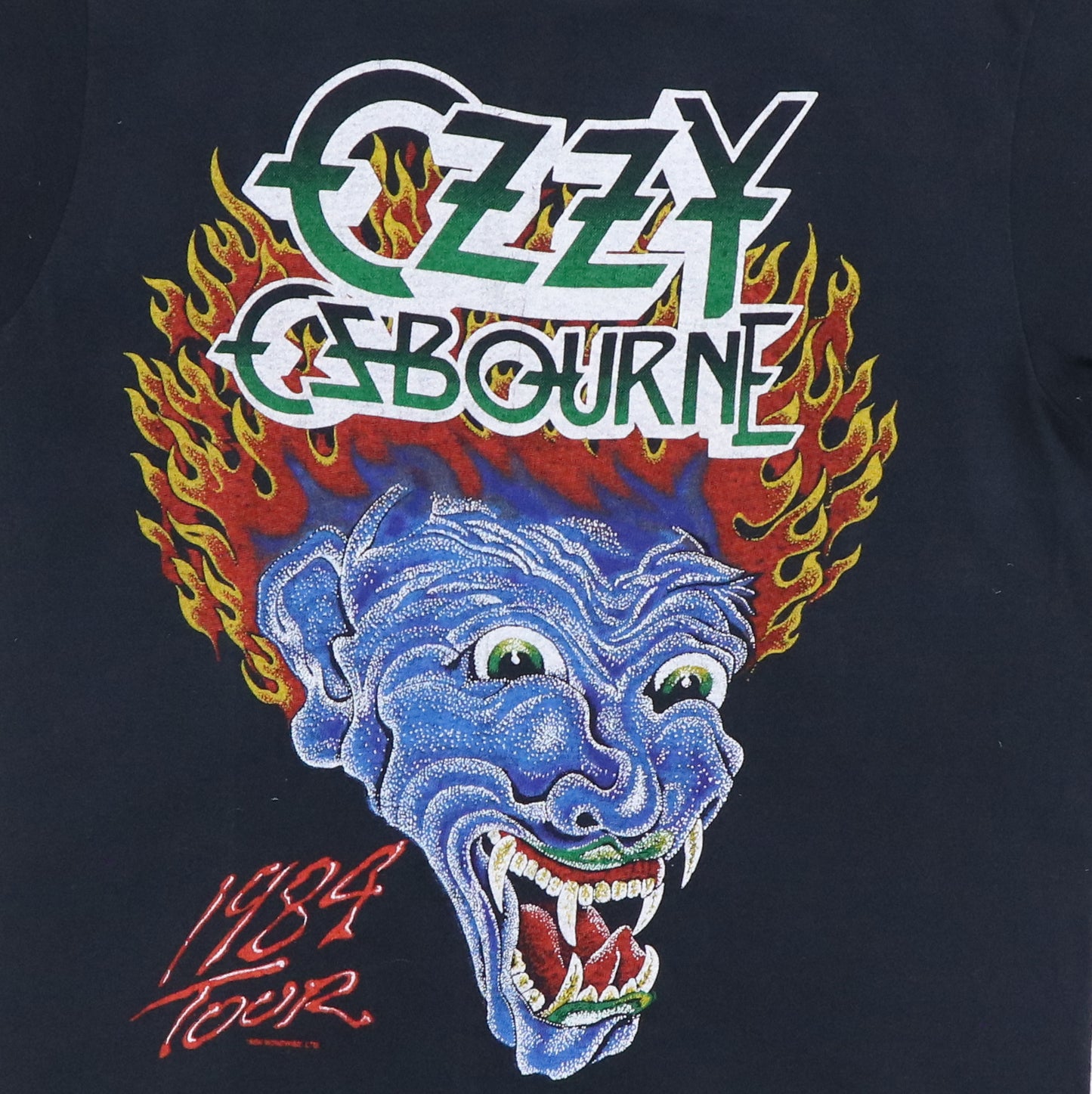 1984 Ozzy Osbourne Tattoo Tour Shirt