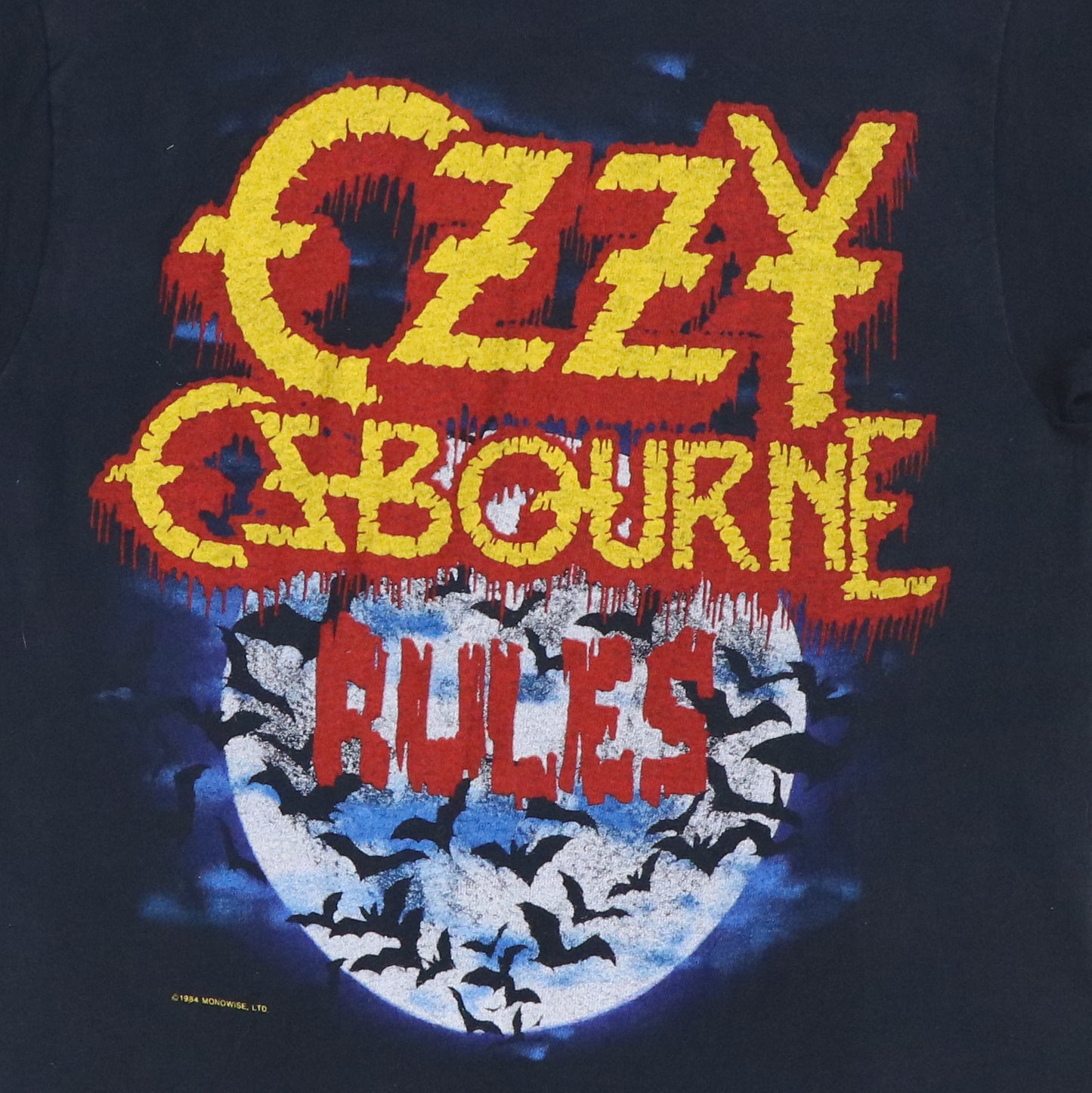 1984 Ozzy Osbourne Tattoo Tour Shirt