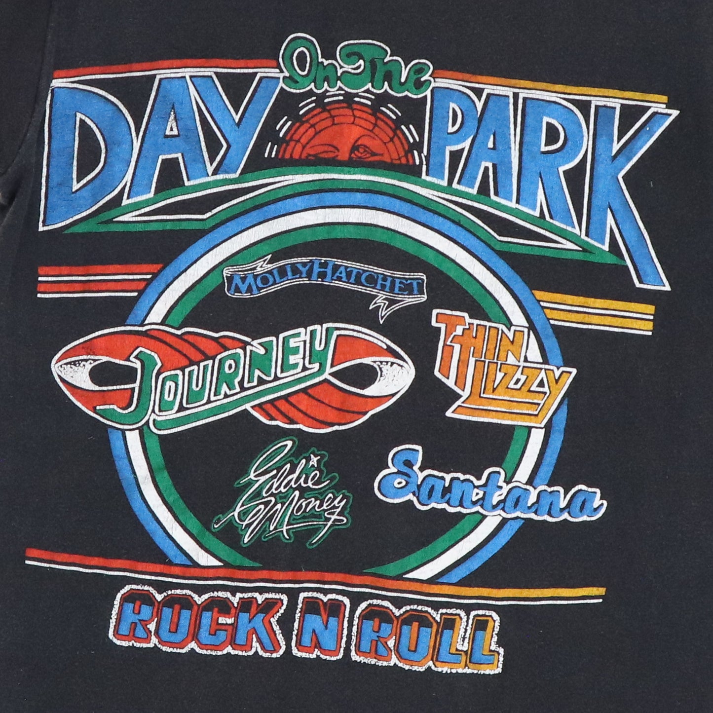 1979 Day In The Park Thin Lizzy Comisky Concert Shirt