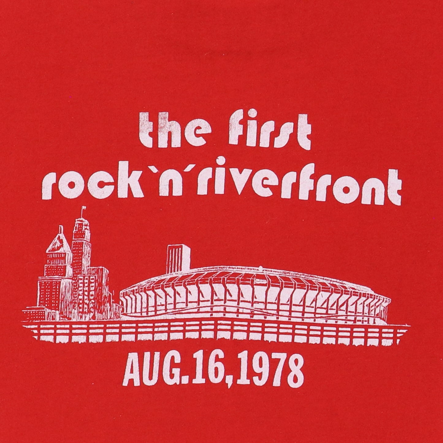 1978 Eagles Cincinnati Riverfront Concert Shirt