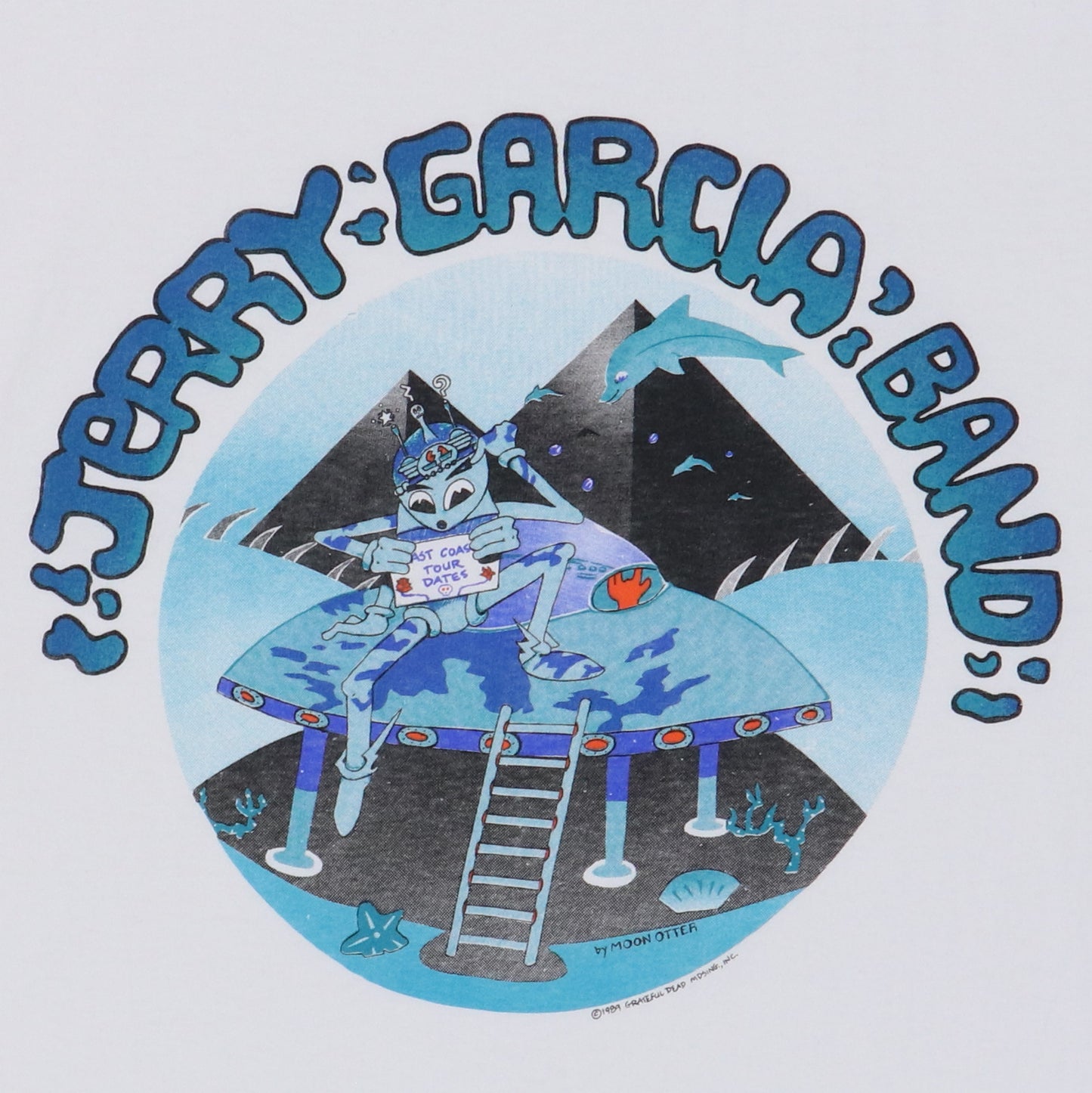 1989 Jerry Garcia Band Tour Shirt