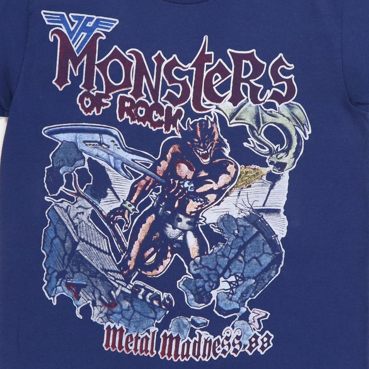 1988 Monsters Of Rock Metal Madness Tour Shirt