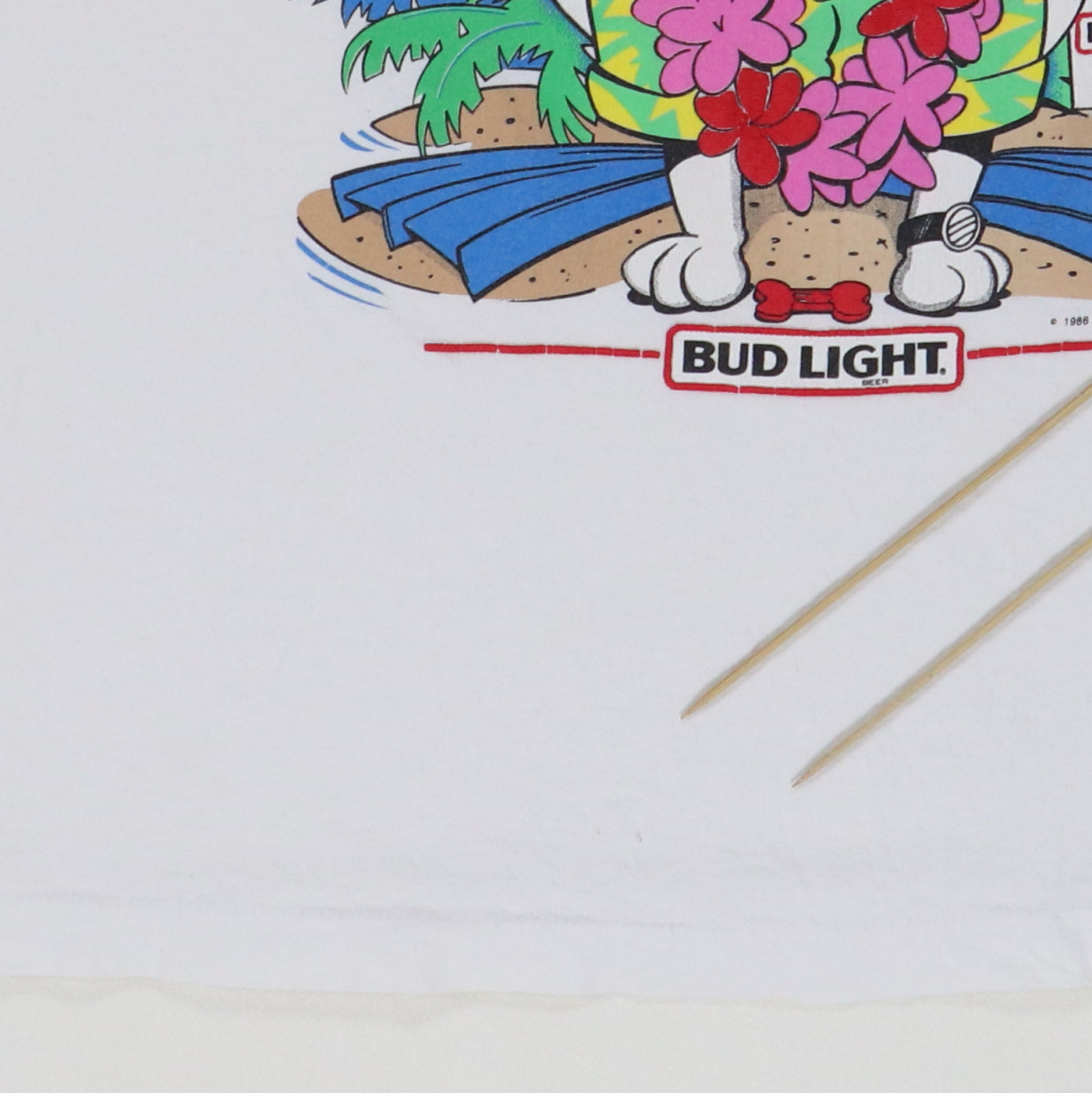 1986 Club Spuds MacKenzie Bud Light Shirt