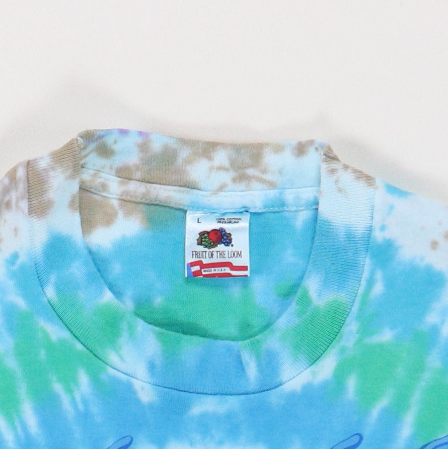 1990 Jerry Garcia Hawaiian Tour Tie Dye Shirt